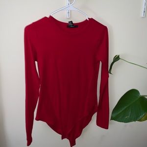 Red bodysuit